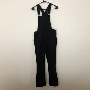 Black denim Gap overalls